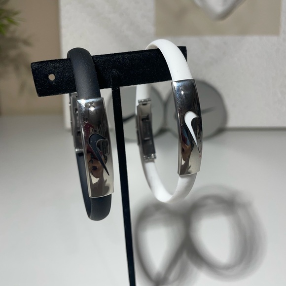 Unisex Nike Sport Silicone Wristbands Bracelet Stainless Steel Clasp Wit… - Picture 14 of 16